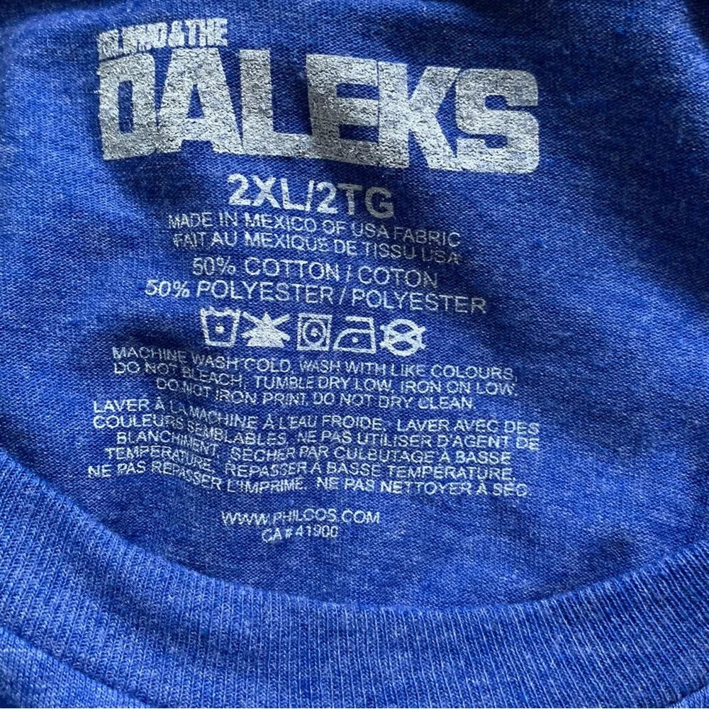 Doctor Who Invasion Earth Graphic T Shirt Invasion Earth Blue Nerdy Dr Who - Picture 9 of 9